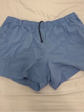Columbia Light Blue Elastic Waist Swim Shorts